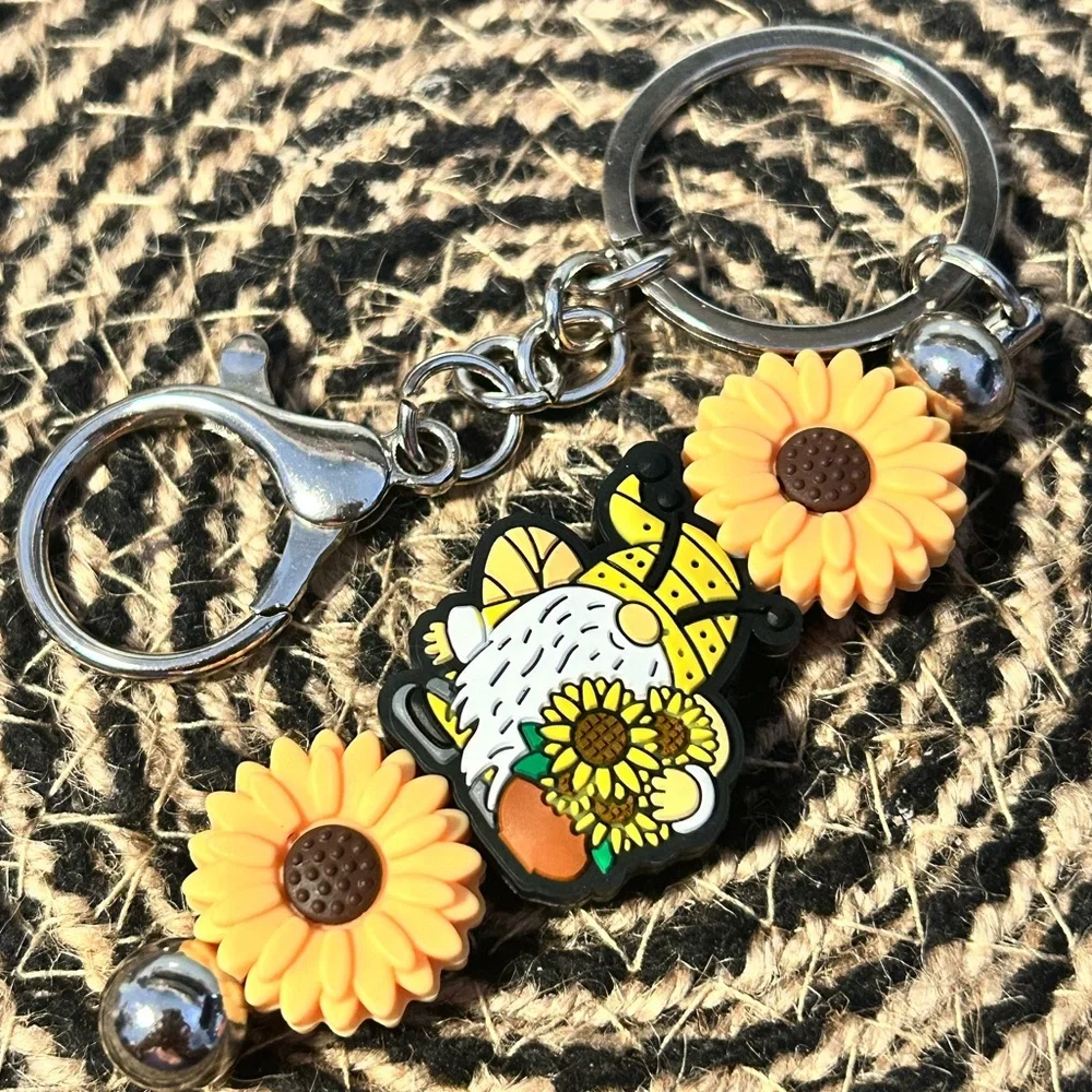 Sunflower Keychain
